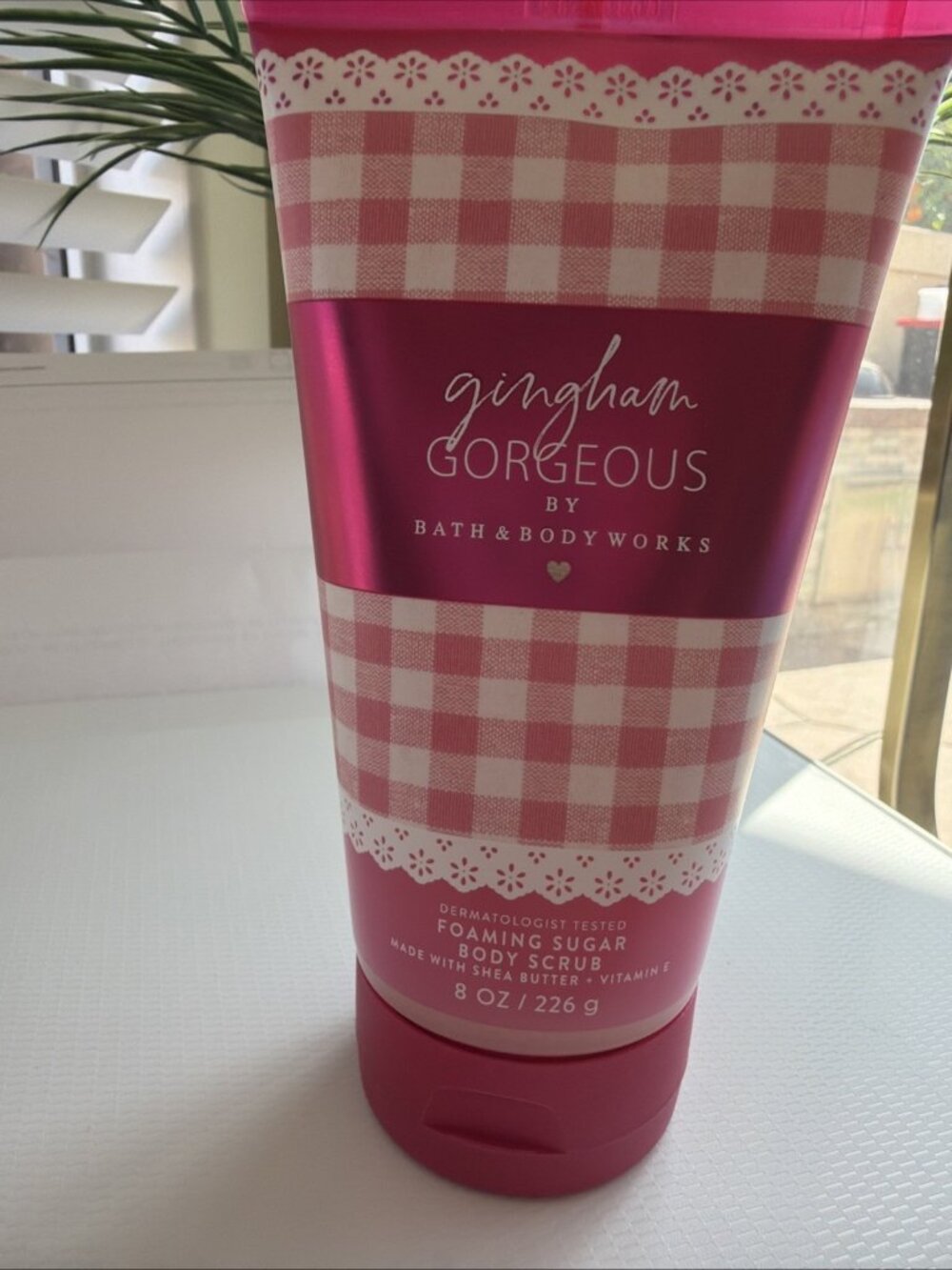 NEW Bath & Body Works Gingham GORGEOUS Foaming Sugar Body Scrub, 8 oz